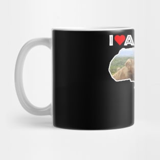 I Love Africa Elephant Rising Mug